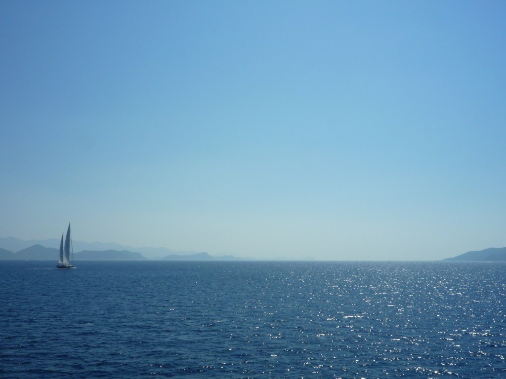 View from the ferry to Mljet