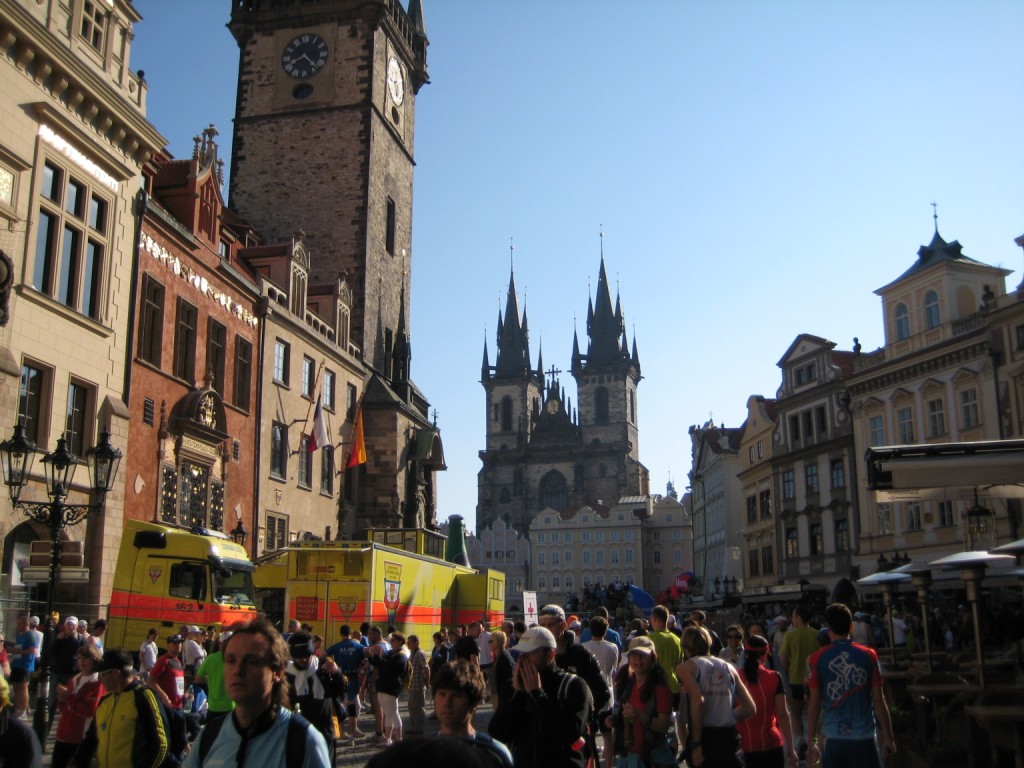 Main square before the marathon