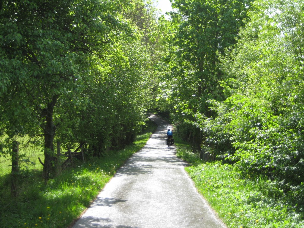 Up the hill near Krumlov