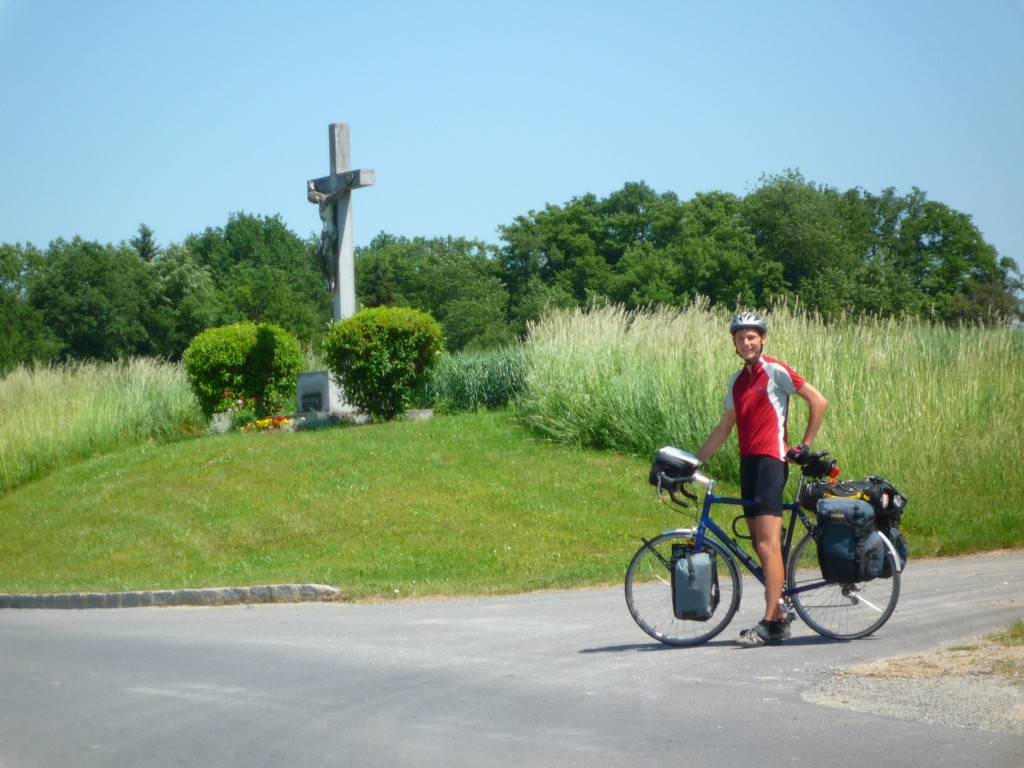 Rodney with Jesus shrine