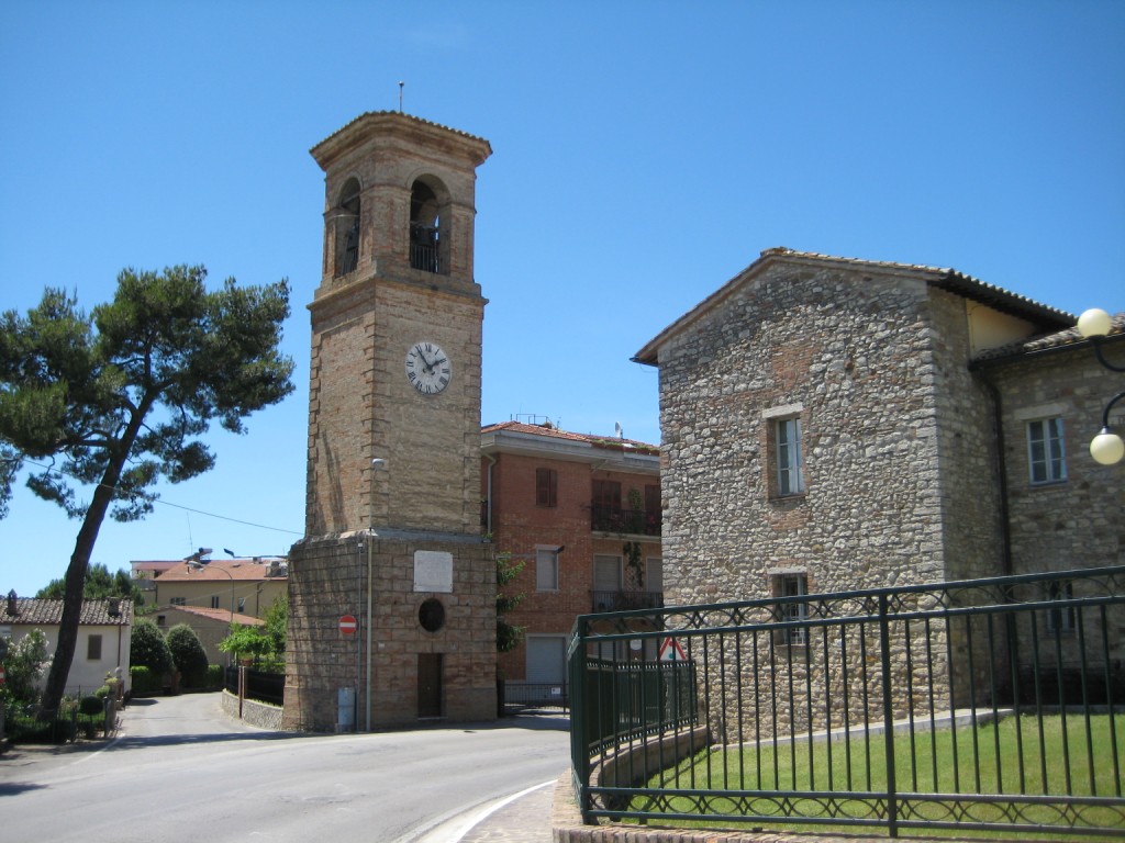 A church bell tower somewhere