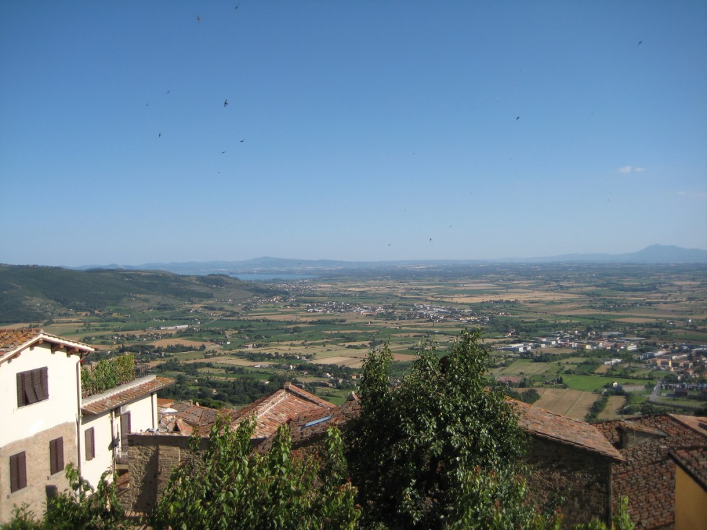 View of Lago Trasimeno from Cortona