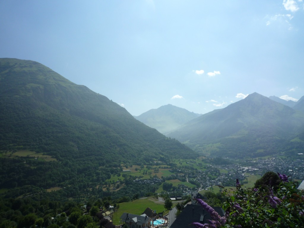 View from road up to Luz-Ardiden