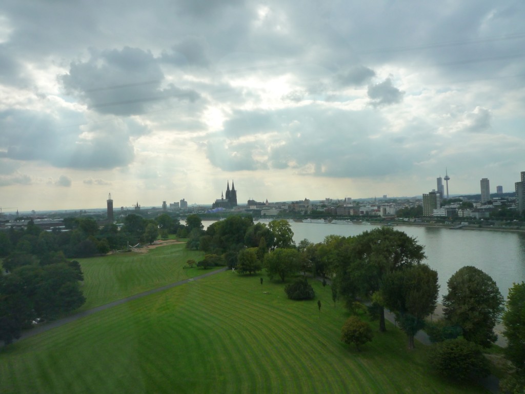 Cologne from cable car