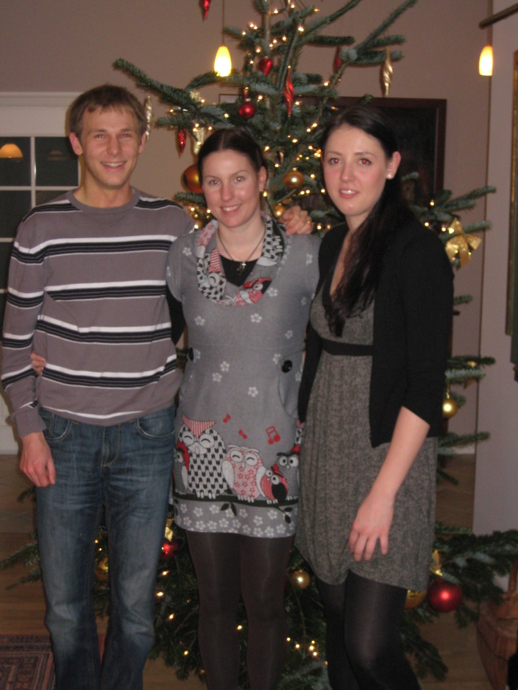 With Ania at Christmas
