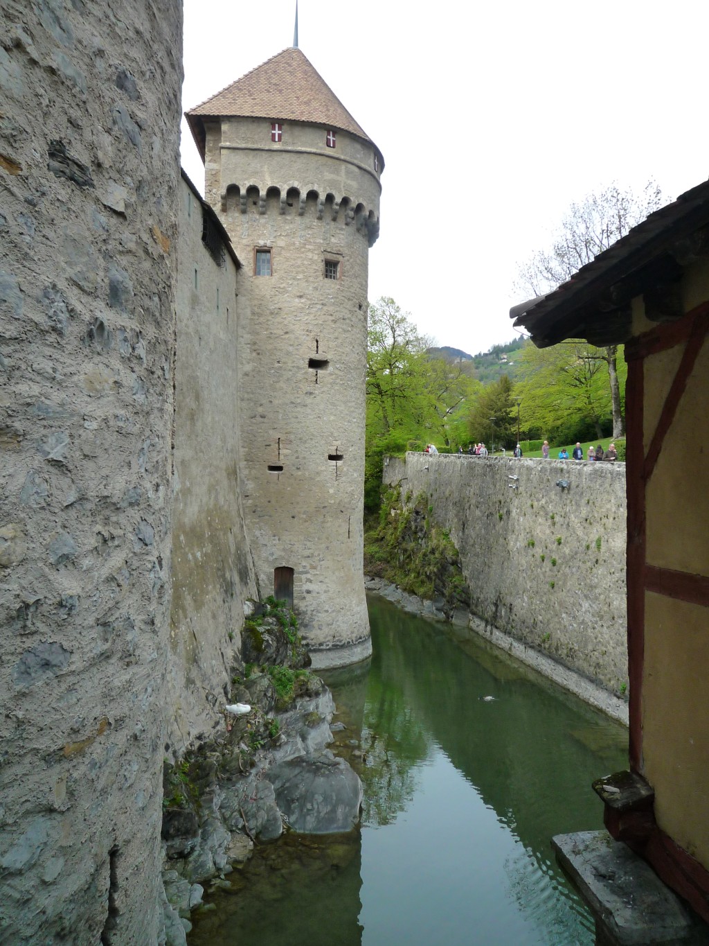 Chateau du Chillon moat