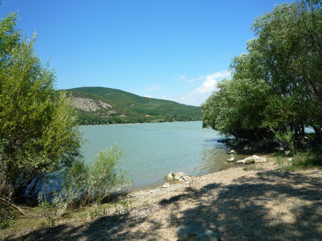 Swimming spot on the Danube