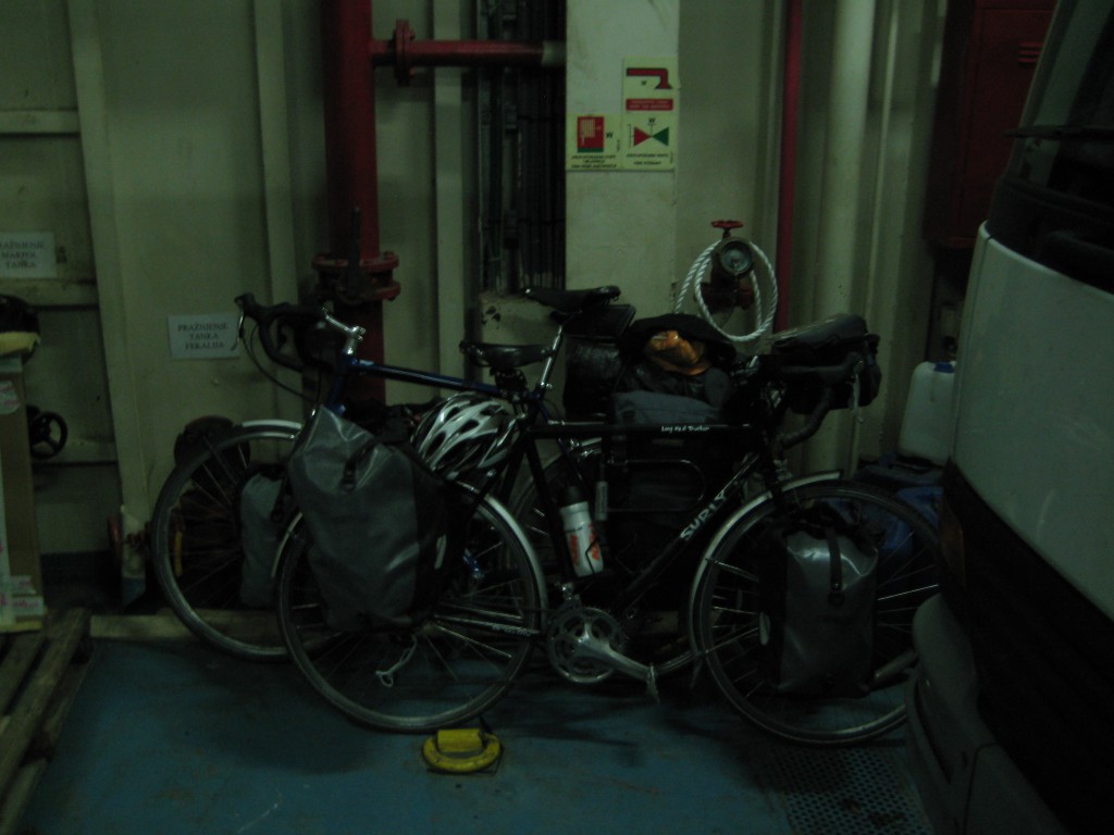 Bikes on the ferry