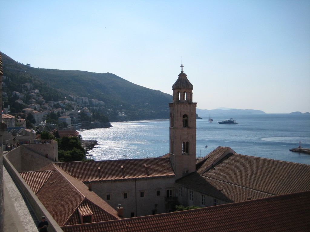 Church tower in Dubrovnik