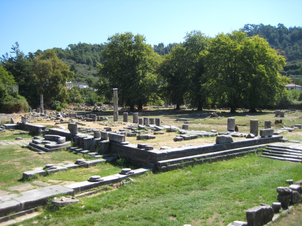Ruins in Thassos town